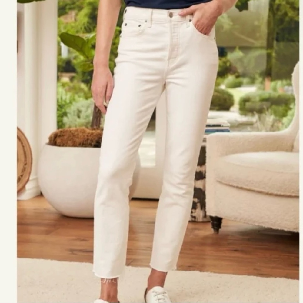 Frank & Eileen Cork Jeans In Natural
